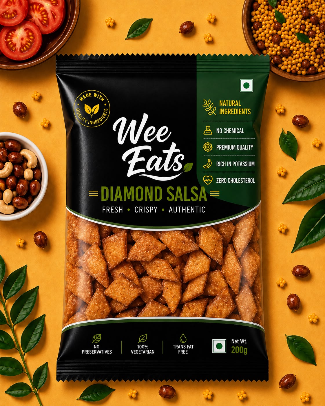 Wee Eats Diamond Salsa package