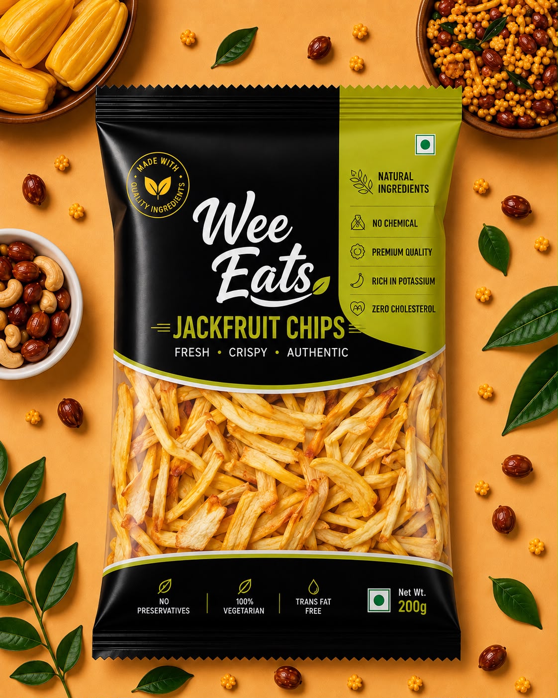 Wee Eats Jackfruit Chips package