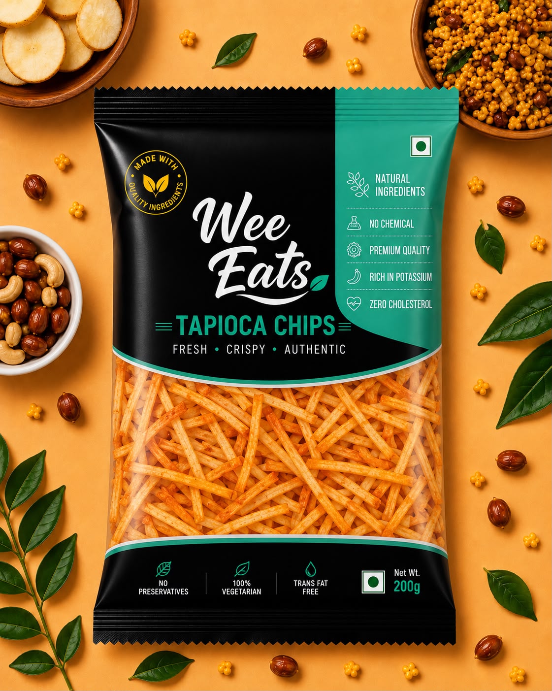Wee Eats Tapioca Sticks package