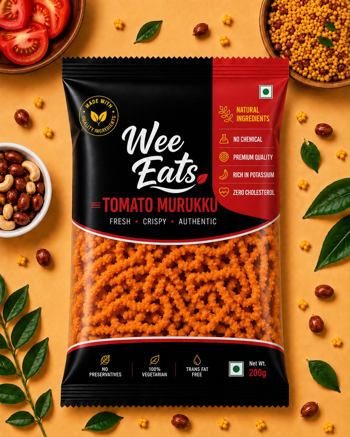 Wee Eats Tomato Murukku package